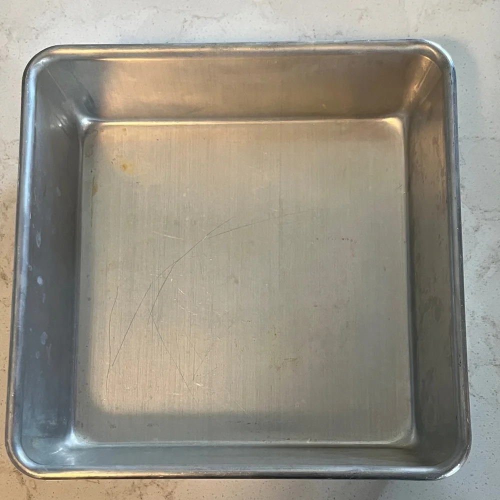 Vintage Mirro Aluminum Square Baking Pan 6 x 6 x 1 3/4